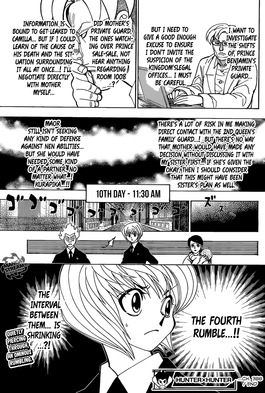 Hunter x Hunter Chapter 388 20